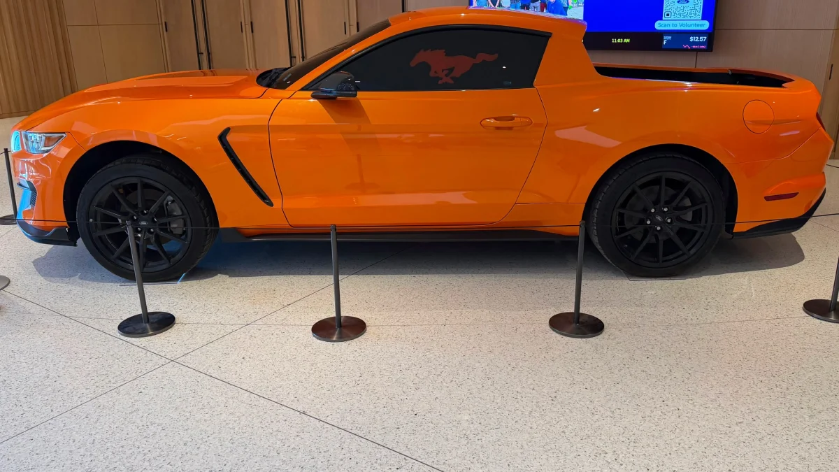 Modified Mustang with Pickup Bed
