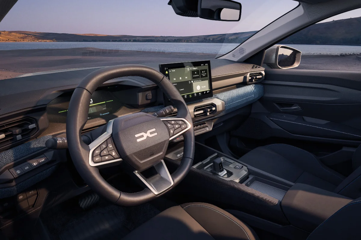 La planche de bord du nouveau Dacia Striker.