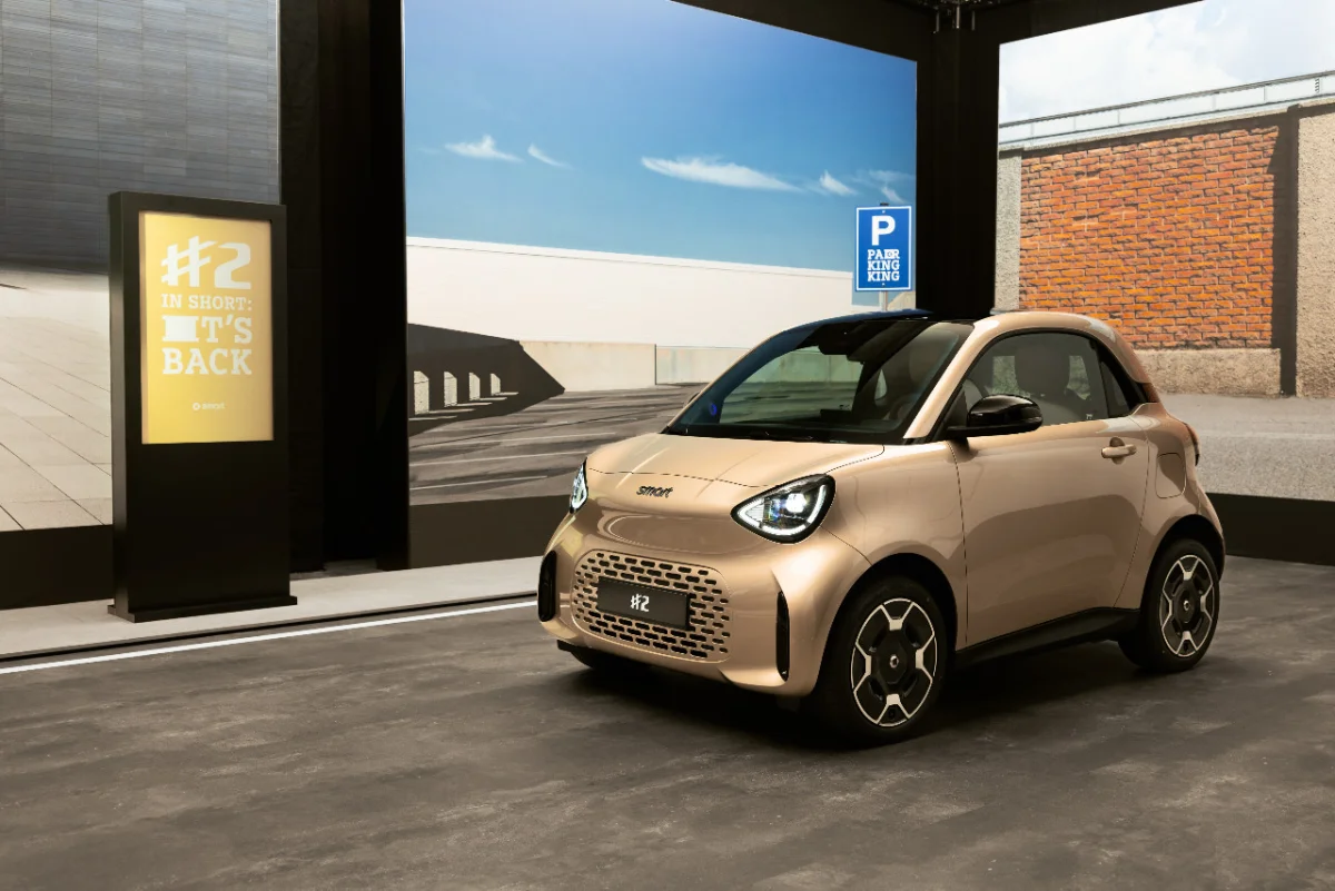Le prix d'appel de la nouvelle Smart #2 est fixé à 19 990 €.