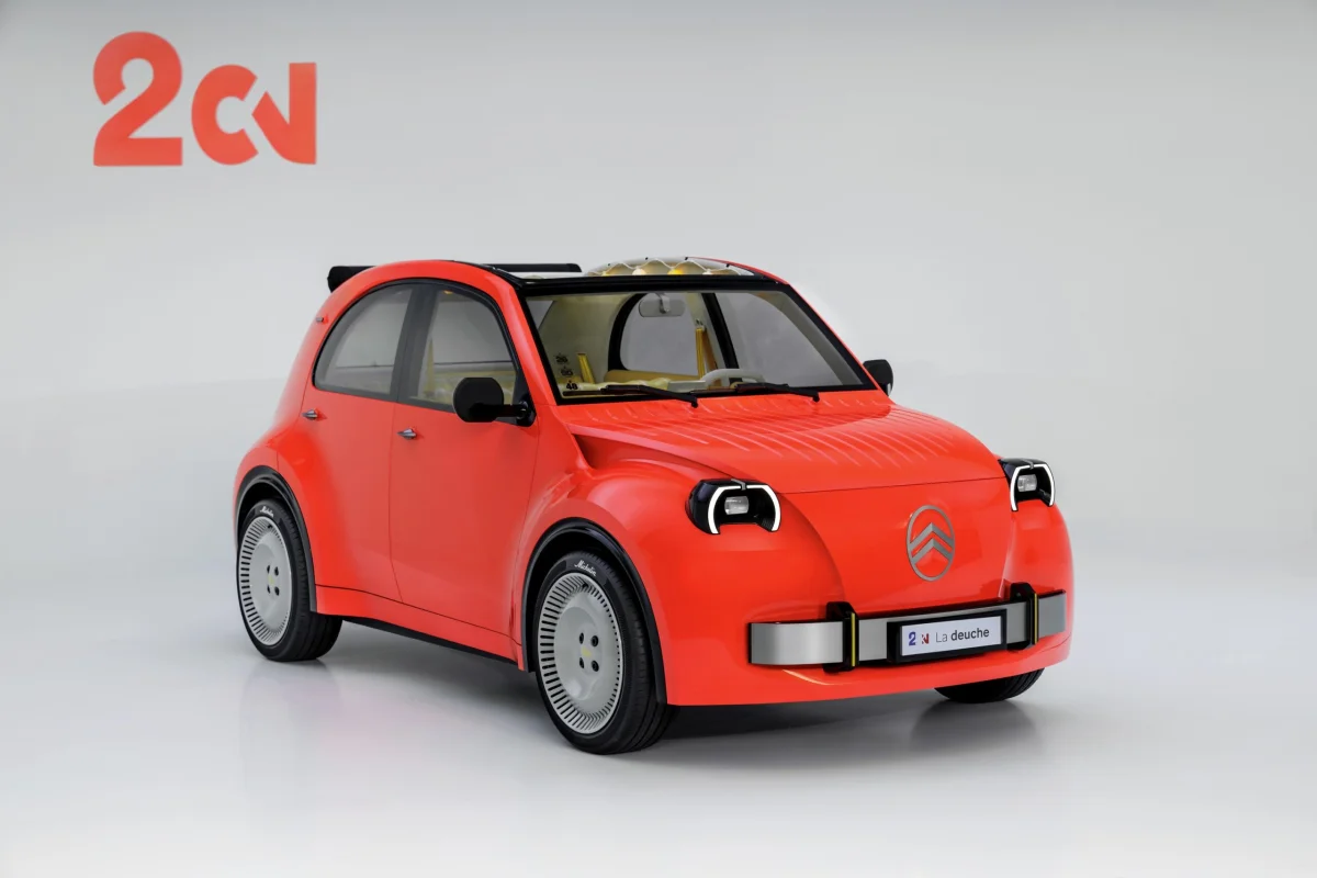 The concept model accurately indicates the direction of the next Citroën 2CV electric.