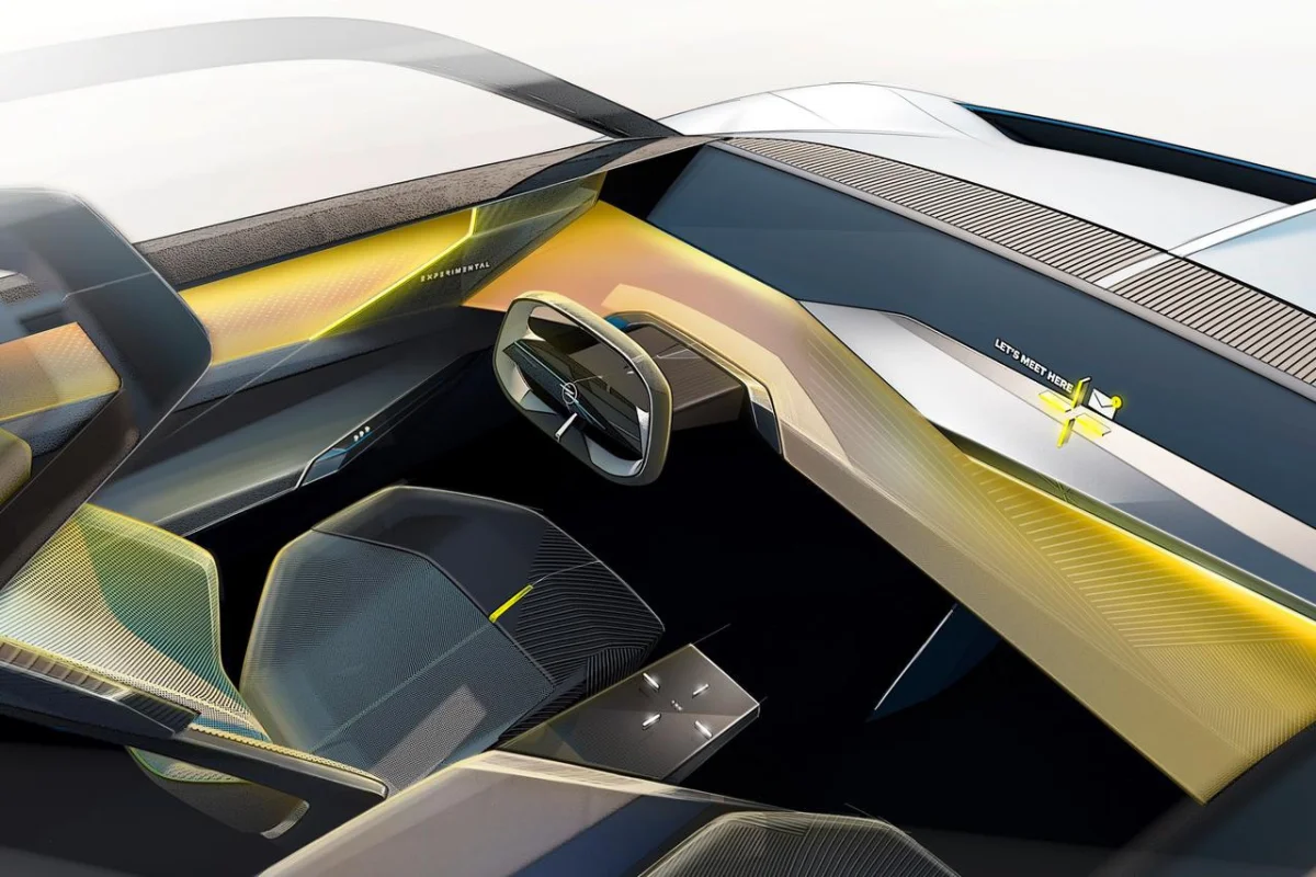 L'habitacle de l'Opel STX concept est dans la lignée de celui du concept Experimental de 2023...