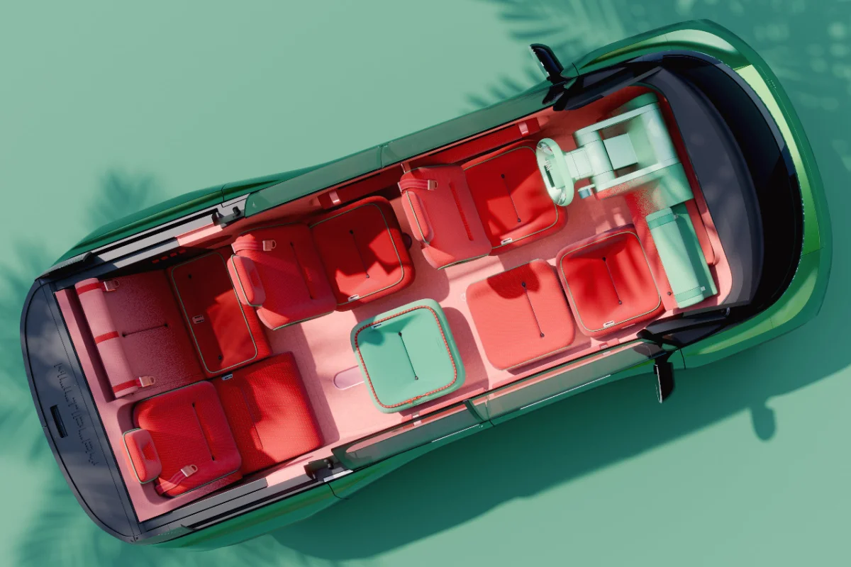 Fiat Multiplay seating configuration