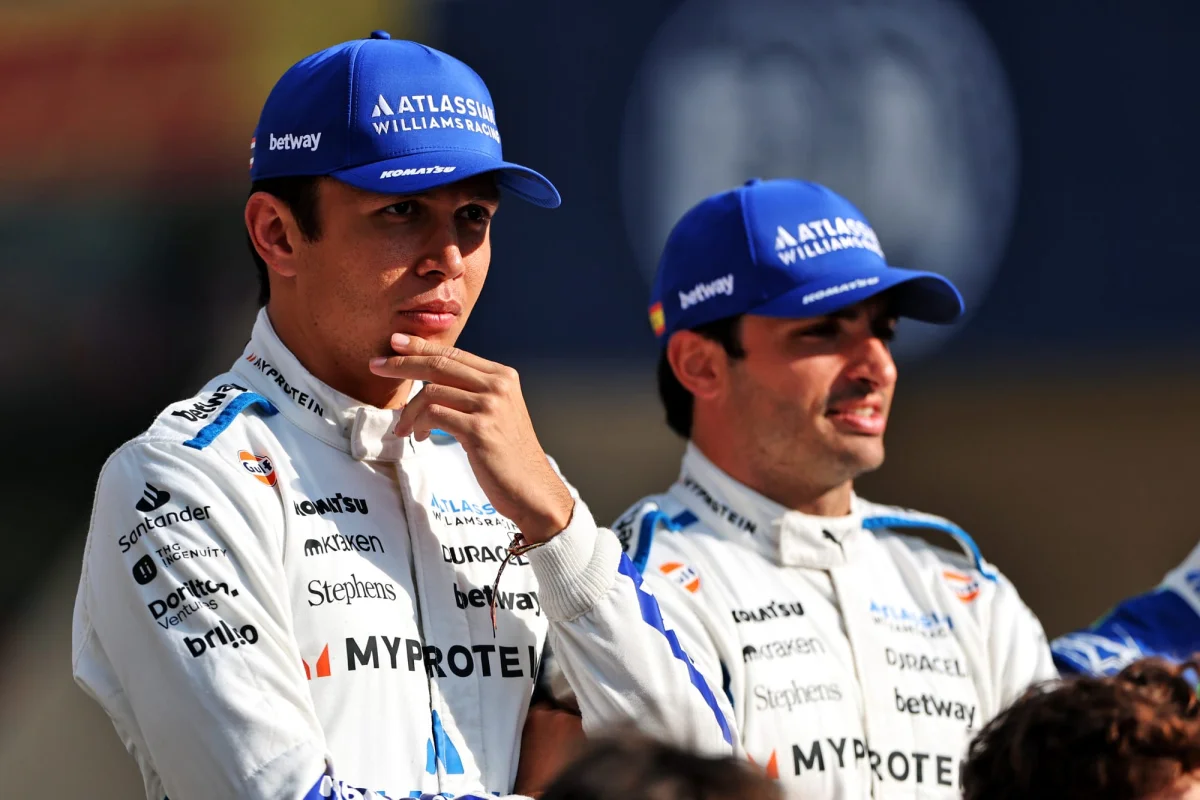 Carlos Sainz and Alex Albon at Williams