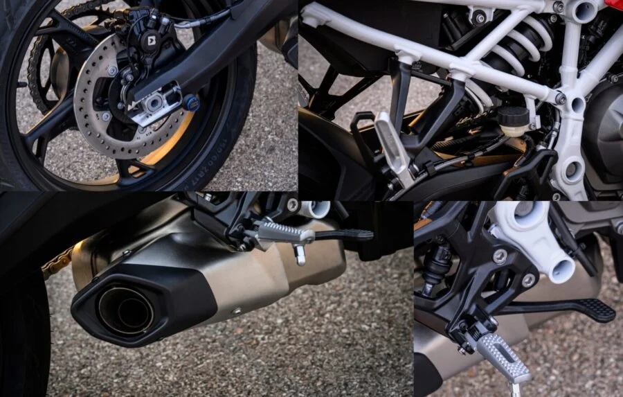 BMW F 450 RR brakes and suspension
