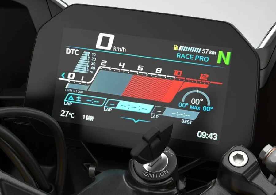 BMW F 450 RR riding modes and equipment