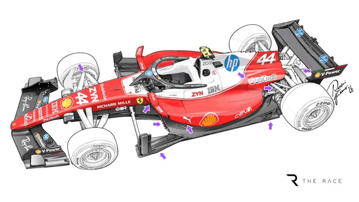 What Ferrari's changing with its biggest F1 upgrade of 2026